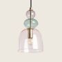 Lampa wisząca 1x20 W złota-fioletowa ABRKOLO2F Abruzzo Koloreno zdj.4