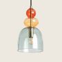 Lampa wisząca 1x20 W zielona-złota ABRKOLO2Z Abruzzo Koloreno zdj.4