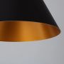 Lampa wisząca 1x40 W czarna ABRKWSZE27 Abruzzo Librio zdj.3