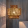 Lampa wisząca 1x40 W brązowa ABRLW14BHE27 Abruzzo Boho zdj.4