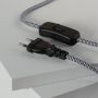 Lampa stojąca 1x12 W biała-złota-drewno-marmur ABRSLMEBLOG9 Abruzzo Meblo zdj.2