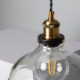 Lampa wisząca 1x20 W czarna ABRSLWH Abruzzo Hinti zdj.3