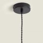 Lampa wisząca 1x20 W czarna ABRSLWH Abruzzo Hinti zdj.2