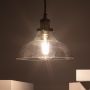 Lampa wisząca 1x20 W czarna ABRSLWH Abruzzo Hinti zdj.4