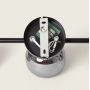 Lampa podsufitowa 3x20 W czarna-przydymiona-srebrna ABRSLWN3XE14 Abruzzo Nino zdj.2