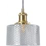 Lampa wisząca 1x20 W przezroczysta-złota ABRSLWW Abruzzo Wanda zdj.1