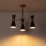 Lampa podsufitowa 3x20 W czarna-złota ABRZZSAL3XE27 Abruzzo Salvatore zdj.3