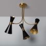 Lampa podsufitowa 3x20 W czarna-złota ABRZZSAL3XE27 Abruzzo Salvatore zdj.4