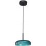 Lampa wisząca 1x12 W zielona PND48529BKBLU Italux Colle zdj.1
