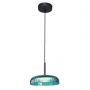 Lampa wisząca 1x12 W zielona PND48529BKBLU Italux Colle zdj.2
