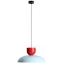 Lampa wisząca 1x15 W niebieska-czerwona 1144G2919C Aldex Ella zdj.1