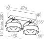 Lampa podsufitowa 12524L930F10012 Aqform Ceres zdj.2