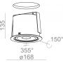 Lampa do zabudowy 30137L930F10013 Aqform Ring zdj.2