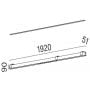 Lampa do zabudowy 1x24.5 W czarna 30229M940W30012 Aqform Mixline zdj.2