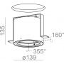 Lampa do zabudowy 371630000U8PH13 Aqform Ring zdj.2