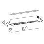 Lampa do zabudowy 1x9.5 W czarna 37974L930FB0012 Aqform Rafter zdj.2