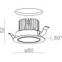 Lampa do zabudowy 37982M930F10013 Aqform Ring zdj.2