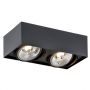 Lampa podsufitowa 2x12 W czarna 1049BZ Argon Rodos Plus zdj.1