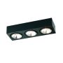 Lampa podsufitowa 3x6 W czarna 1119 Argon Rodos zdj.1