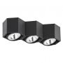 Lampa podsufitowa 3x6 W czarna 1219 Argon Espresso zdj.1