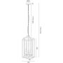 Lampa wisząca 3x15 W czarna 1253 Argon Bodrum zdj.2