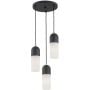 Lampa wisząca 3x15 W czarna 1467 Argon Burgos zdj.1