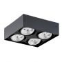 Lampa podsufitowa 4x12 W czarna 1745BZ Argon Rodos Plus zdj.3