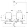 Lampa wisząca 2076 Argon Bolzano zdj.2