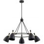 Lampa wisząca 5x15 W czarna 2118 Argon Charlotte zdj.3