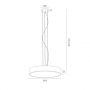 Lampa wisząca 1x42 W czarna 3352 Argon Darling zdj.2