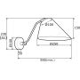 Kinkiet 1x15 W czarny 4275 Argon Clava zdj.2