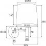 Kinkiet 1x15 W czarny 4726 Argon Bolzano Plus zdj.2