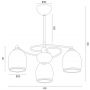 Lampa podsufitowa 3x15 W czarna 6144 Argon Avila Plus zdj.2