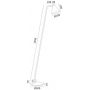 Lampa stojąca 1x15 W czarna 8003 Argon Avalone zdj.2