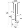 Lampa wisząca 1489 Argon Sagunto zdj.2