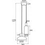 Lampa wisząca 896 Argon Sagunto zdj.2