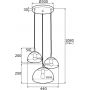 Lampa wisząca 1492 Argon Trini zdj.2