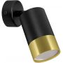 Kinkiet 1x35 W czarny-złoty 04276 Strühm Puzon zdj.1