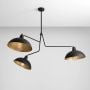 Lampa podsufitowa 3x15 W czarna 1036E1 Aldex Escape zdj.4