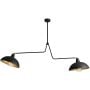Lampa podsufitowa 2x15 W czarna 1036H1 Aldex Escape zdj.1