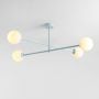 Lampa podsufitowa 4x10 W niebieska 1080PLL29 Aldex Pinne zdj.3