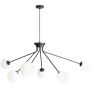 Lampa wisząca 6x10 W czarna 1082K1 Aldex Holm zdj.1