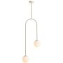 Lampa podsufitowa 2x10 W kremowa 1088PLH9 Aldex Nave zdj.1