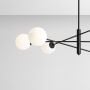 Lampa podsufitowa 6x10 W czarna 1090PLK1 Aldex Homme zdj.2