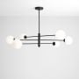 Lampa podsufitowa 6x10 W czarna 1090PLK1 Aldex Homme zdj.4
