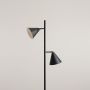 Lampa stojąca 2x15 W czarna 1108A12 Aldex Form zdj.2