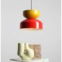 Lampa wisząca 1x15 W czerwona-żółta 1132G1914C Aldex Tula zdj.3