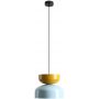Lampa wisząca 1x15 W niebieska-żółta 1132G2914C Aldex Tula zdj.1