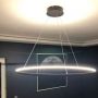 Lampa wisząca LA073P60in3k32Wblack Altavola Design Ledowe Okręgi zdj.4