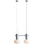 Lampa wisząca 2x10 W szary/popielaty 7000H22S Aldex Flo zdj.1